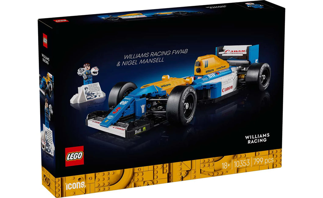 LEGO® ICONS™ 10353 Williams Racing FW14B & Nigel Mansell