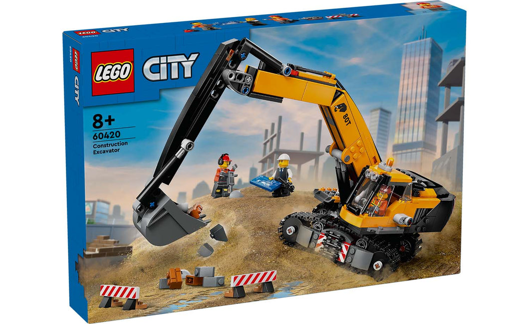 LEGO® CITY 60420 Yellow Construction Excavator