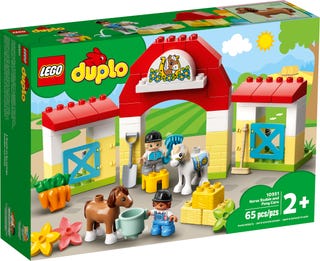 LEGO® DUPLO®10951 Town Horse Stable and Pony Care