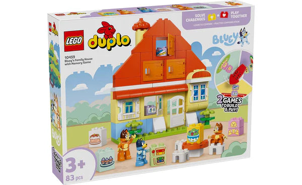 LEGO® DUPLO® 10459 Bluey's Family House with Memory Game