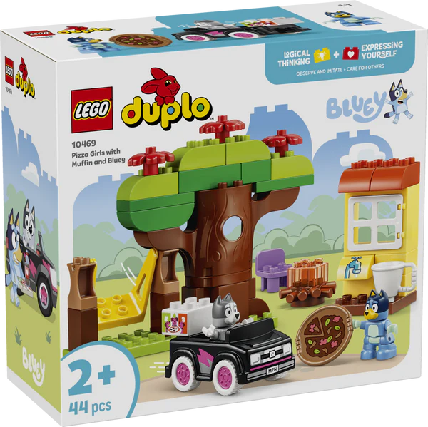 LEGO® 10469 DUPLO® Pizza Girls with Muffin and Bluey