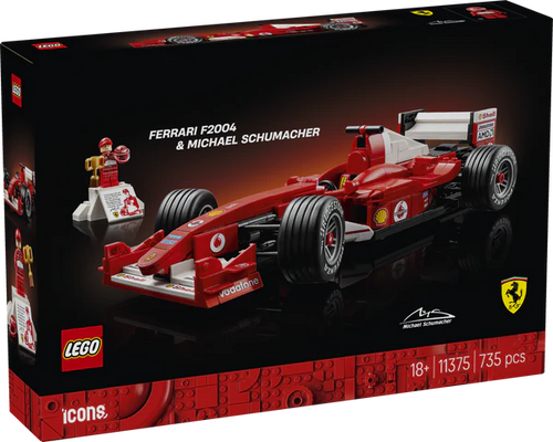 LEGO® ICONS™ 11375 Ferrari F2004 & Michael Schumacher
