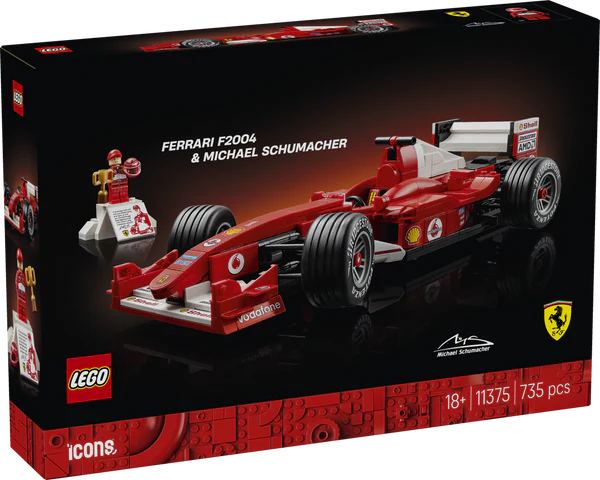 LEGO® ICONS™ 11375 Ferrari F2004 & Michael Schumacher