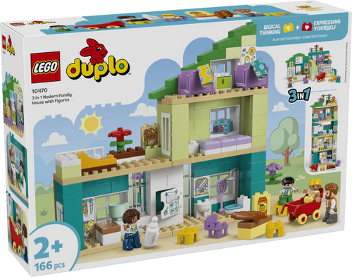 LEGO® DUPLO® 10470 3in1 Modern Family House with Figures