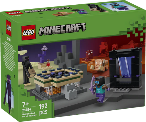 LEGO® Minecraft® 21584 Nether & End Portal Journey