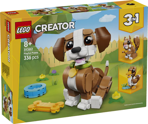 LEGO® Creator 3-in-1 Cute Animals 31382: Playful Puppy Dog