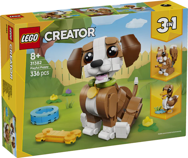 LEGO® Creator 3-in-1 Cute Animals 31382: Playful Puppy Dog