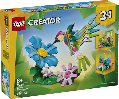 LEGO® Creator 3-in-1 Wild Animals 31384: Colourful Hummingbird