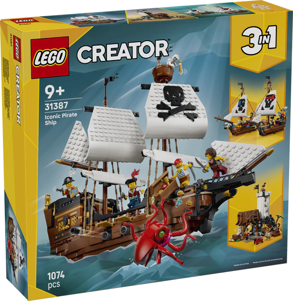 LEGO® 31387 Creator 3-in-1 Iconic Pirate Ship