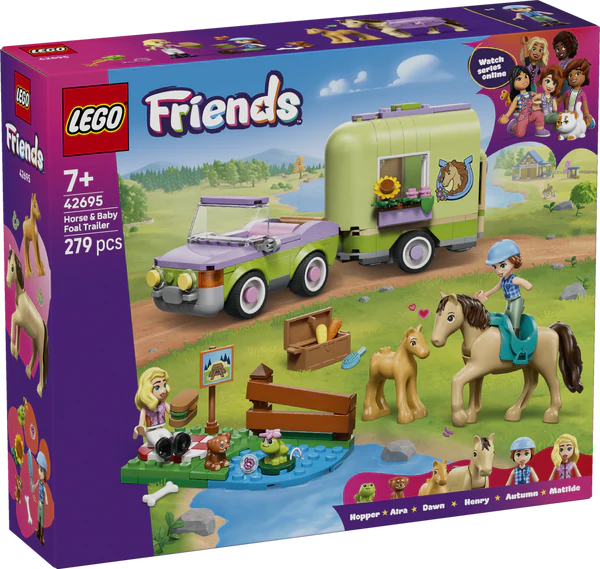 LEGO® Friends 42695 Horse & Baby Foal Trailer