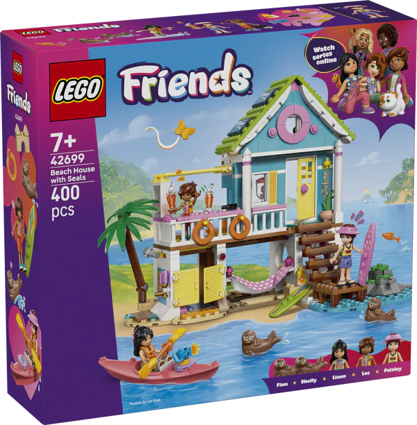 LEGO® Friends 42699 Beach House with Seals