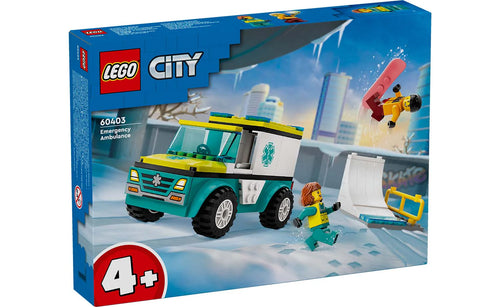 LEGO® City 60403 Emergency Ambulance And Snowboarder