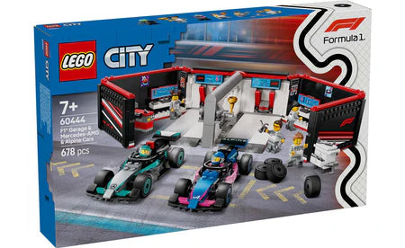 LEGO® City 60444 F1® Garage & Mercedes-AMG & Alpine Cars