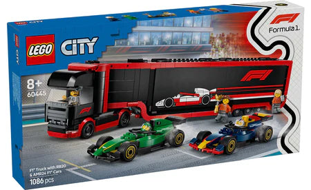 LEGO® City 60445 F1® Truck with RB20 & AMR24 F1® Cars