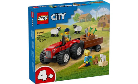LEGO® City 60461 Red Farm Tractor with Trailer & Sheep