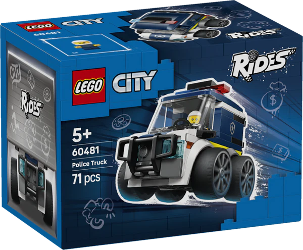 LEGO® City 60481 Rides – Police Truck