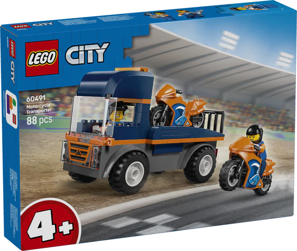 LEGO® City 60491 Motorcycle Transporter