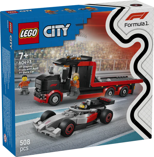 LEGO® 60493 City F1® Display Truck with Audi F1® Race Car