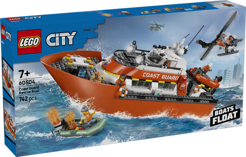 LEGO® City 60504 Coast Guard Rescue Boat & Helicopter