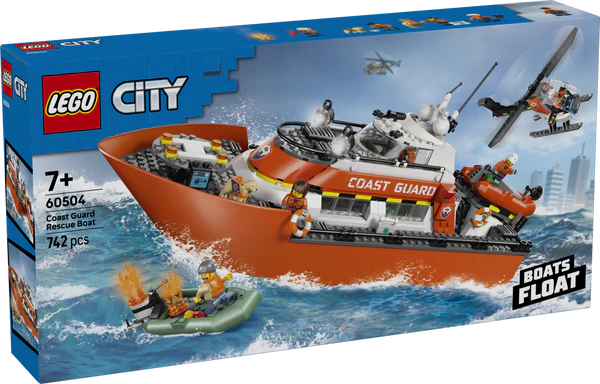 LEGO® City 60504 Coast Guard Rescue Boat & Helicopter
