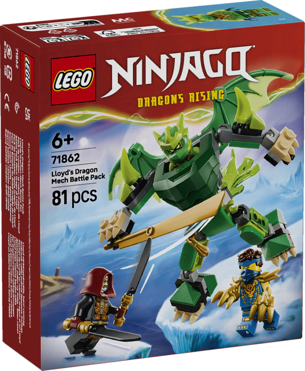 LEGO® 71862  NINJAGO® Lloyd's Dragon Mech Battle Pack
