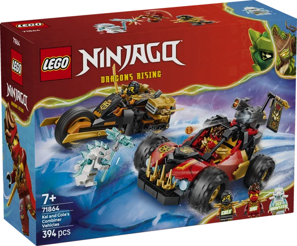 LEGO® 71864 NINJAGO® Kai and Cole's Combiner Vehicles