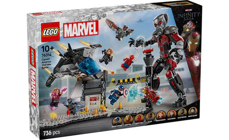 LEGO® Marvel 76314 Captain America: Civil War Action Battle