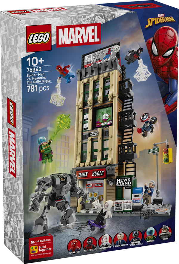 LEGO® Marvel 76342 Spider-Man vs. Mysterio: The Daily Bugle
