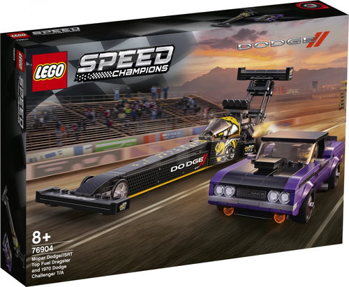 LEGO® 76904 Speed Champions Mopar Dodge//SRT Top Fuel Dragster and 1970 Dodge Challenger