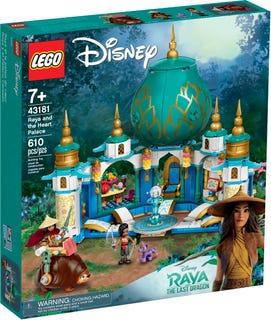LEGO® Disney 43181 Raya and the Heart Palace